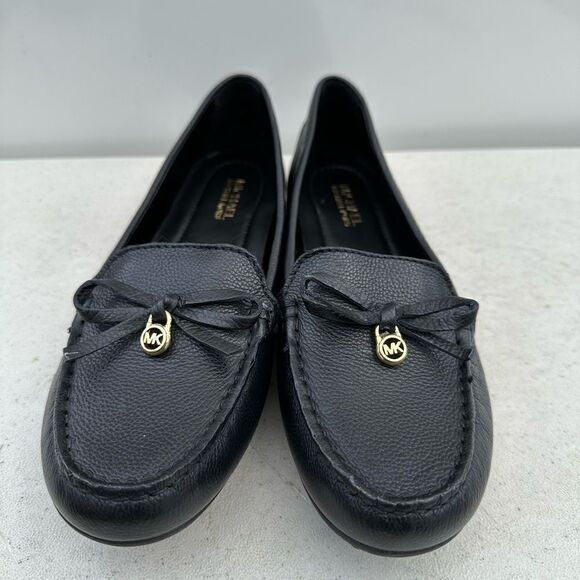 MICHAEL KORS BLACK EVERETT MOC LOAFERS 7,5 - Picture 3 of 8